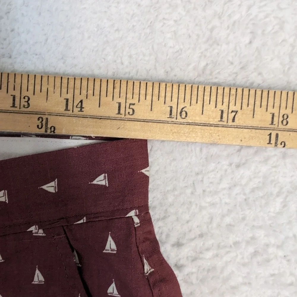NEW J Crew Mens‎ Short Flat Front Red 30x8.5
